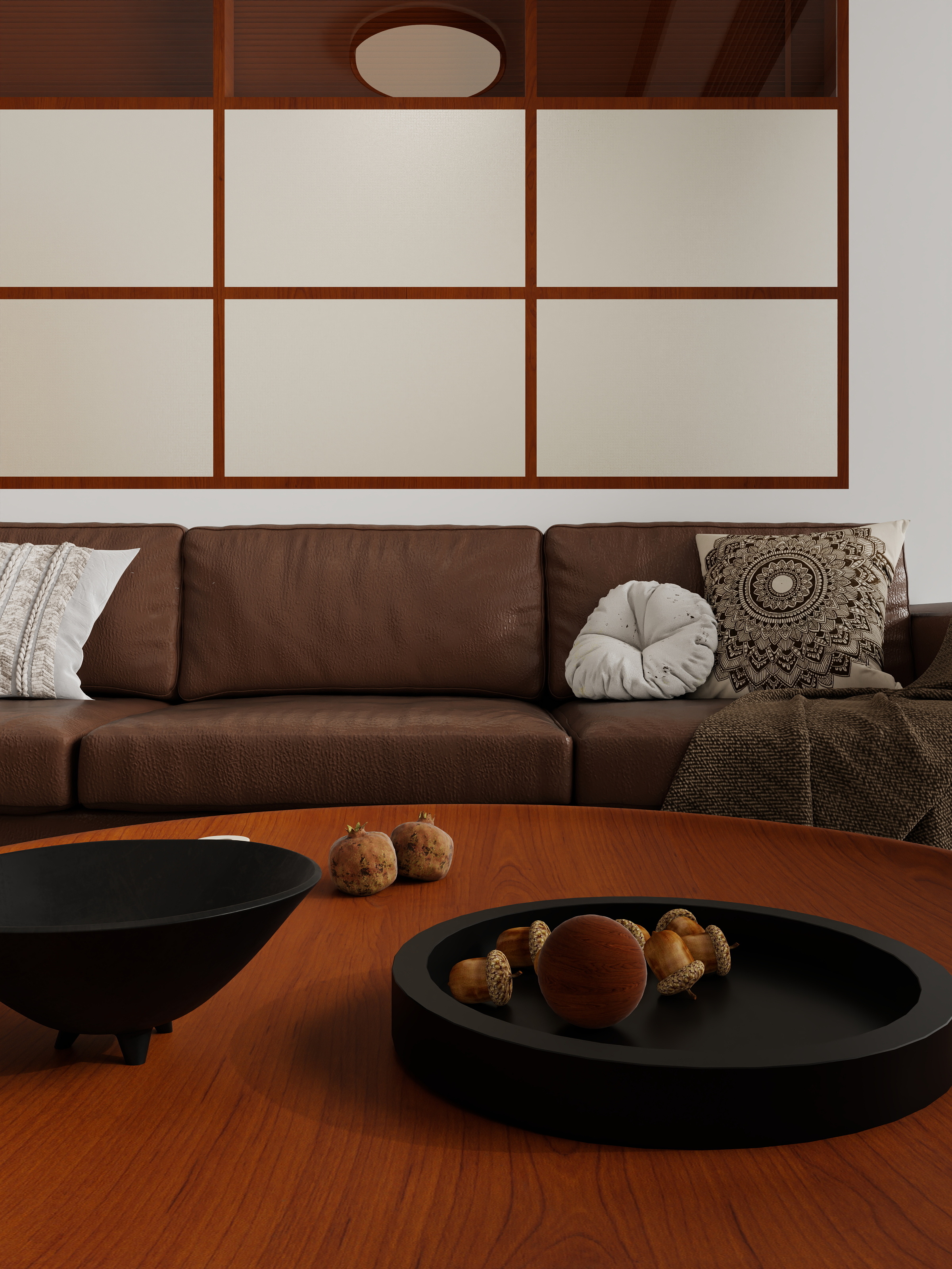 四川成都金域华府（100平方中古风三居室）-1