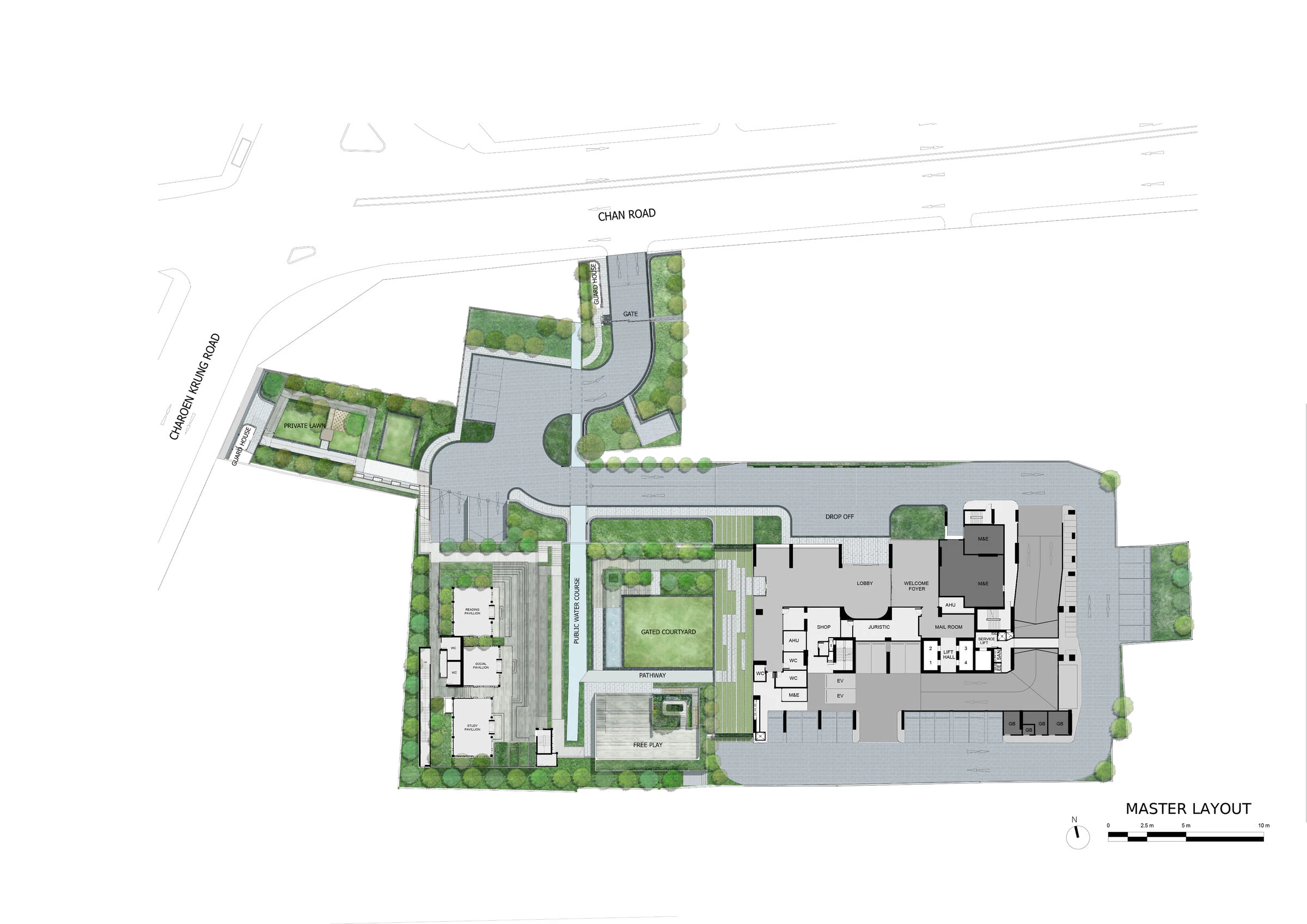 律实宫河滨亭丨泰国曼谷丨Openbox Architects-29