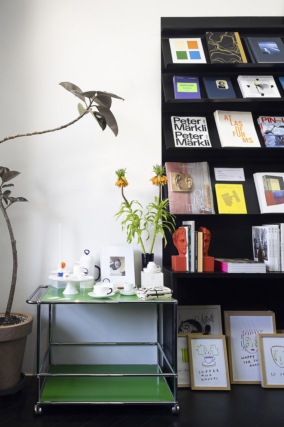 黑白空间里的绿意花园·大兜商店与花店设计丨中国杭州丨见筑未来 FUTURE SPACE-22