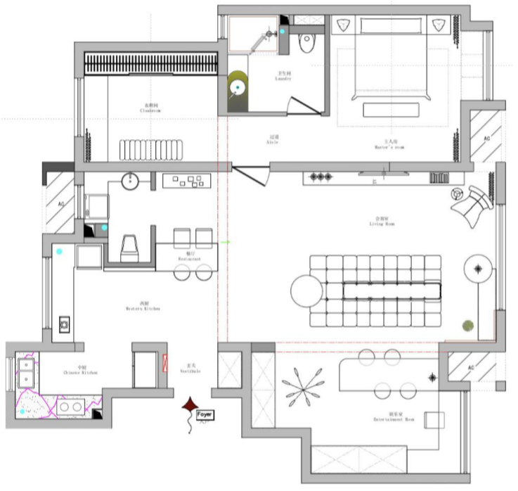 天津 128㎡现代工业风居所 | 讲述“就算世界无童话”的生活故事-28