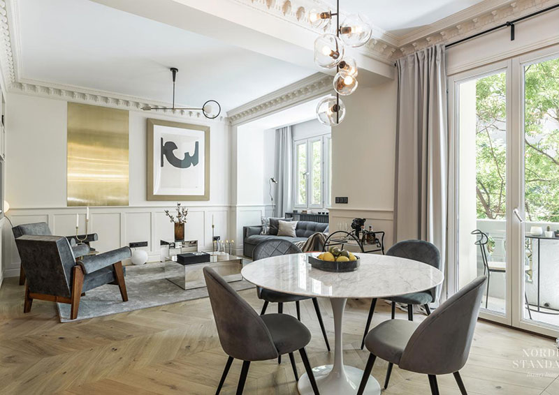 Madrid 经典建筑中的时尚公寓设计-8