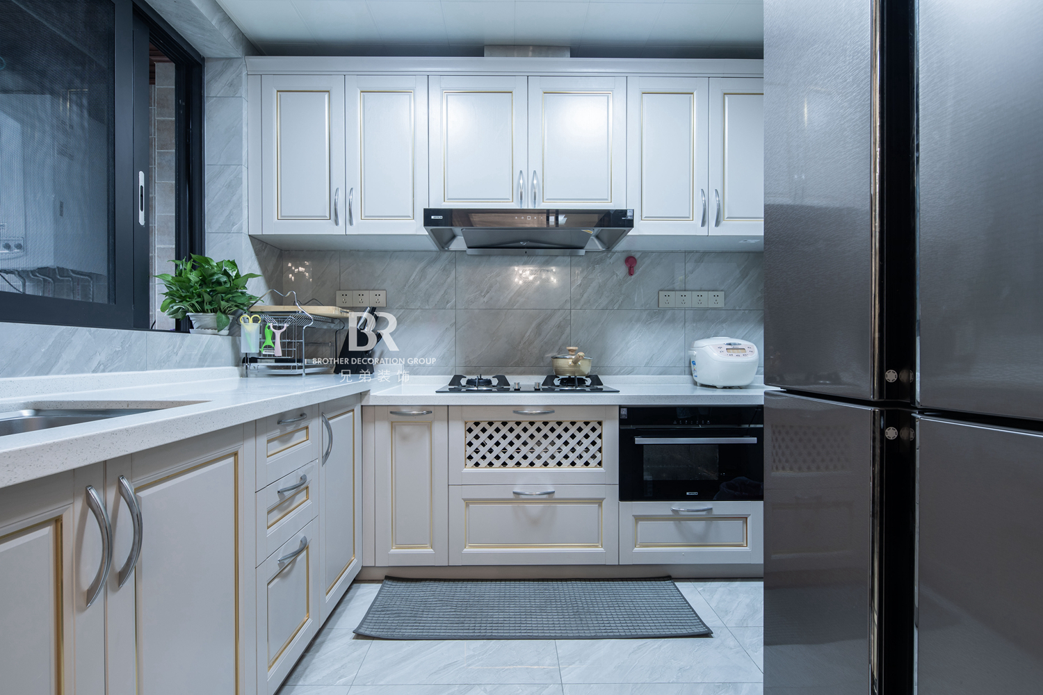 重庆中渝山顶道国宾城现代轻奢跃层装修设计-19