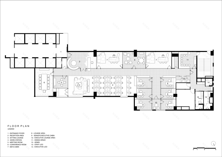 空间连续体丨印度加尔各答丨Abin Design Studio-18