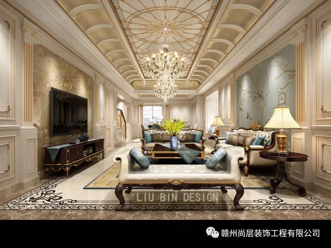 赣州世纪嘉园法式奢华墅居,尚层设计诠释低调华丽-19