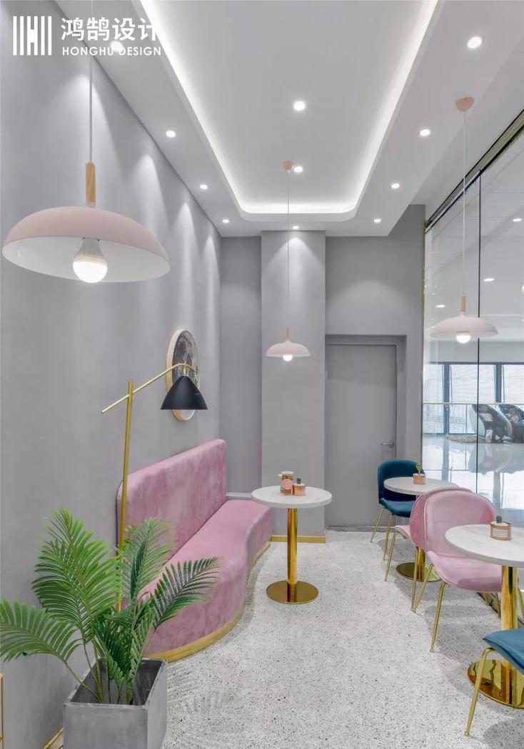 《丁先森茶饮》轻奢风设计,营造优雅精致的商业空间-20