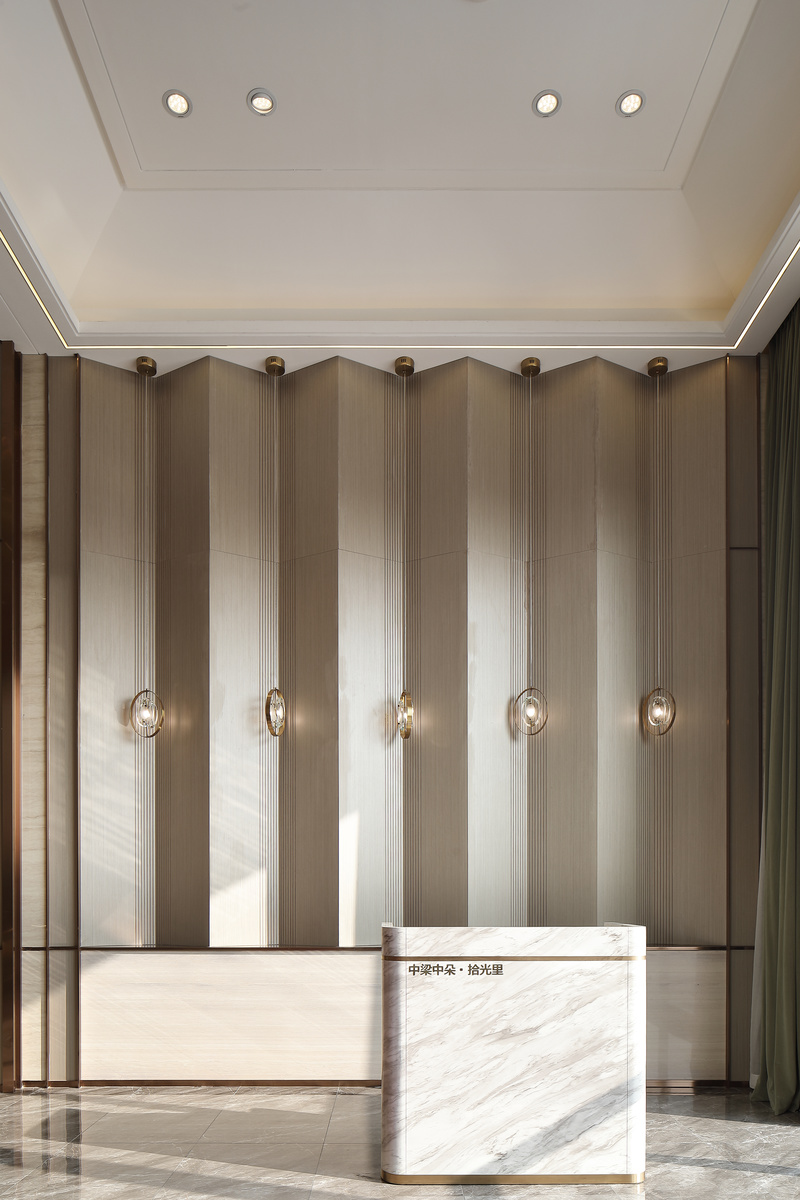 游牧之城的绿色低奢售楼处-7