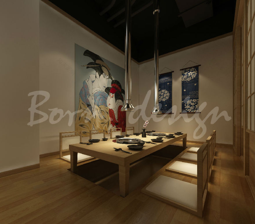 厦门日式烤肉店餐厅设计-16