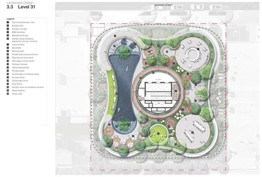 澳大利亚曲线公寓设计，自然融入城市生活-88