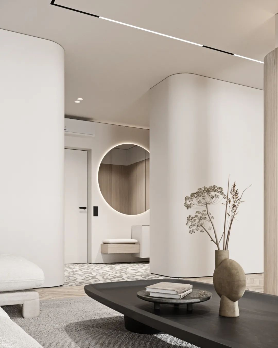 简约原木|艺术气息的三口之家丨Roman Lutsenko-7