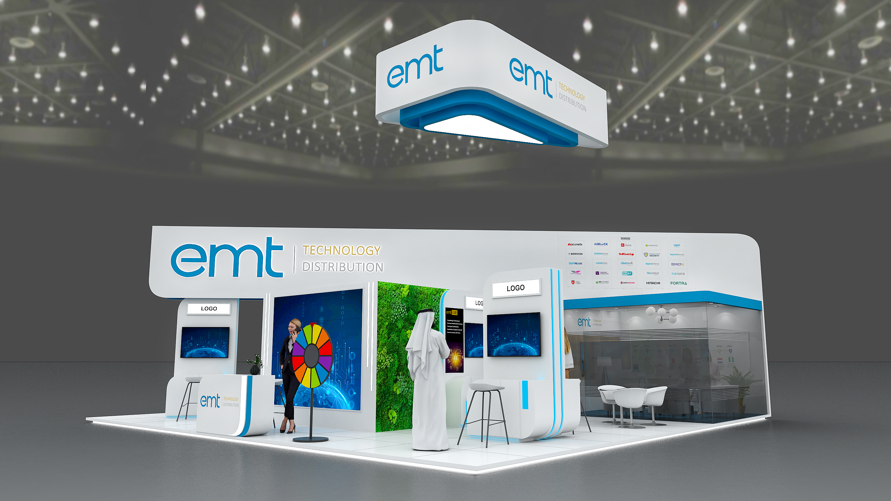 Design concept for exhibition stand - EMT-1