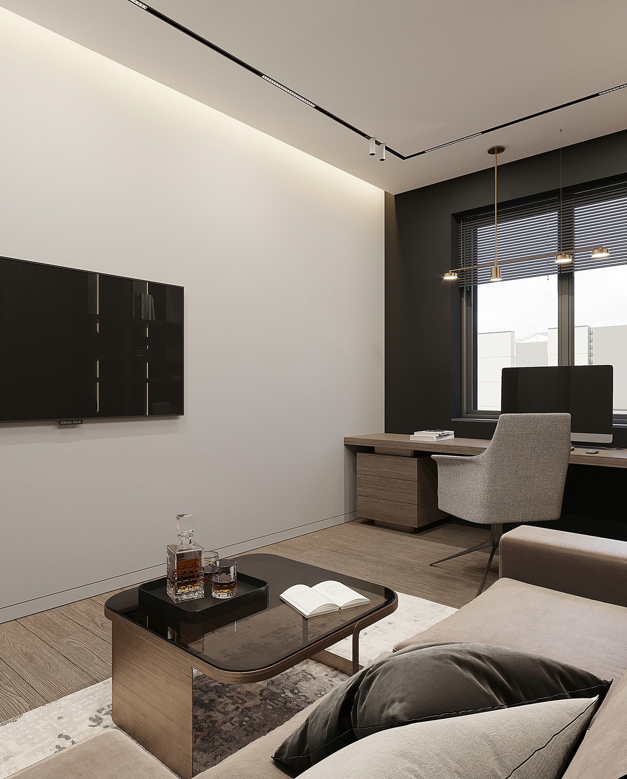 80㎡高级色系公寓设计 这才叫格调！-27