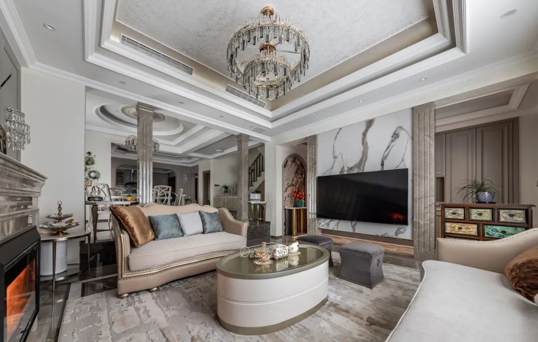 半山御府 500㎡美式轻奢丨杨智鹏,吴静-24