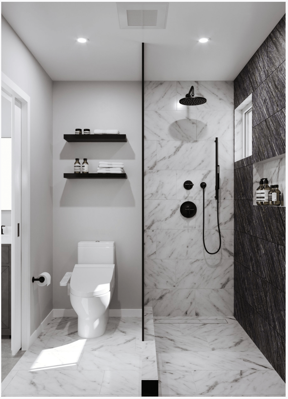 SAMANTHA BLACK 主卧卫生间翻新项目丨美国-13