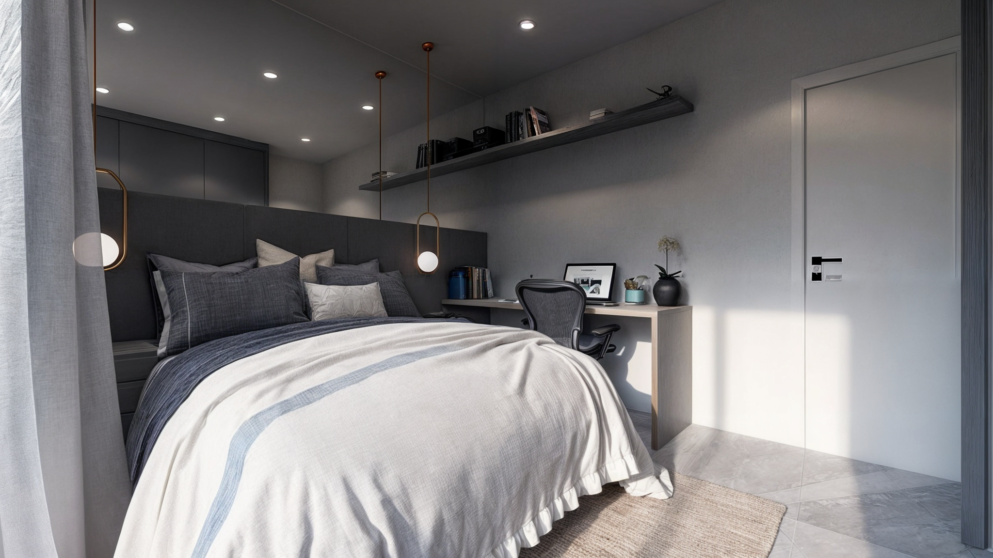 Projeto - Casa T2 - Interno-6