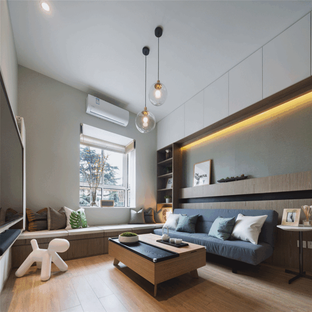 60平挤6口人，厕所当厨房？设计师神改造变豪宅-32