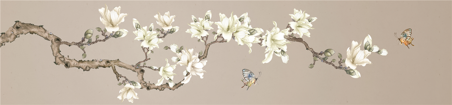 轻奢 新中式卧室装饰画之床头画-17