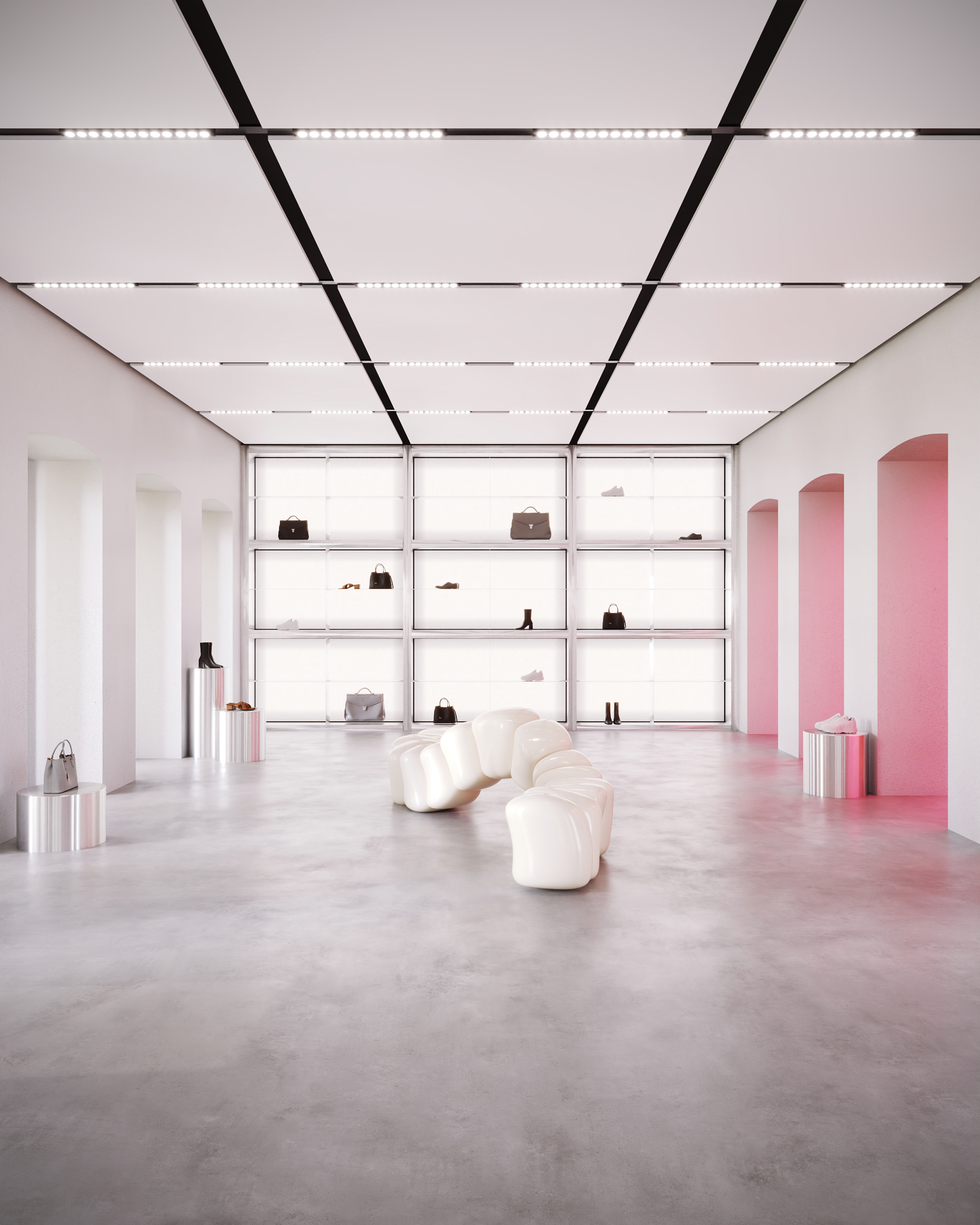 SNEAKERS STORE CONCEPT（运动鞋概念店）丨Cascade Bureau,Lana Simonian-4