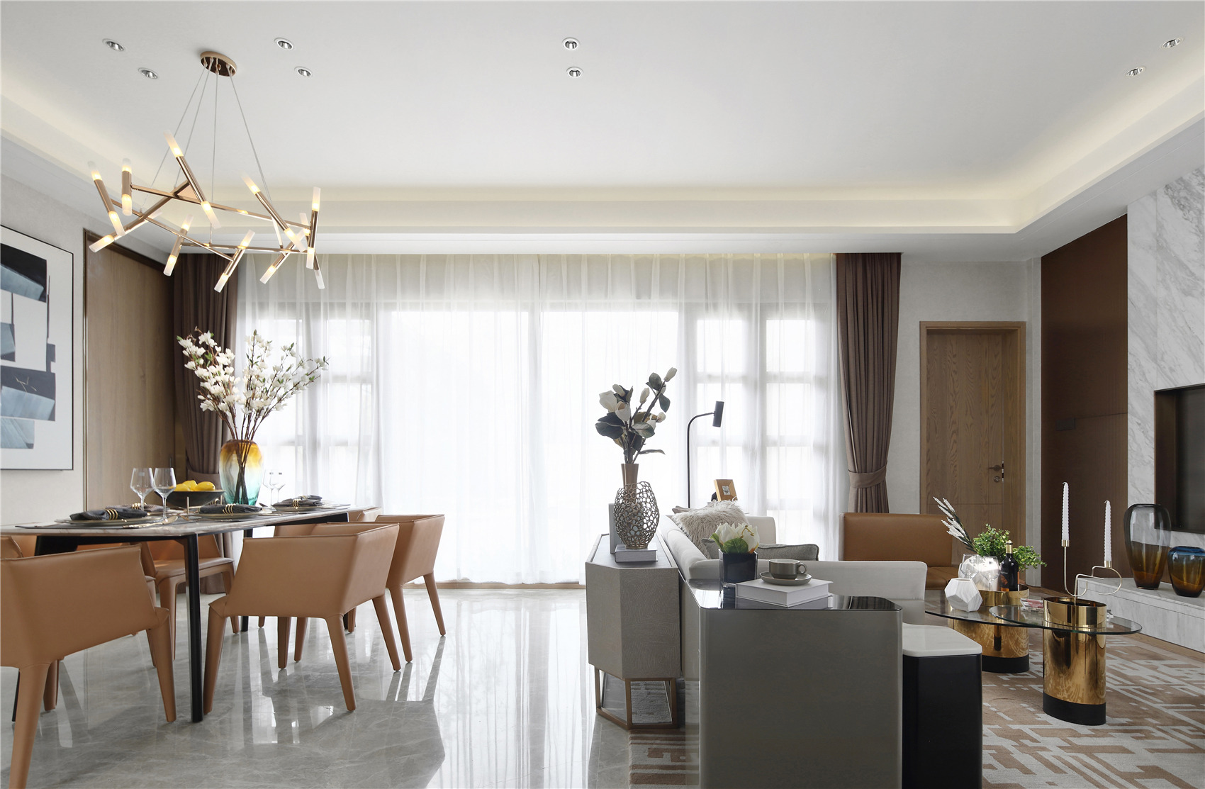 现代轻奢家居,打造国际化温馨空间-20