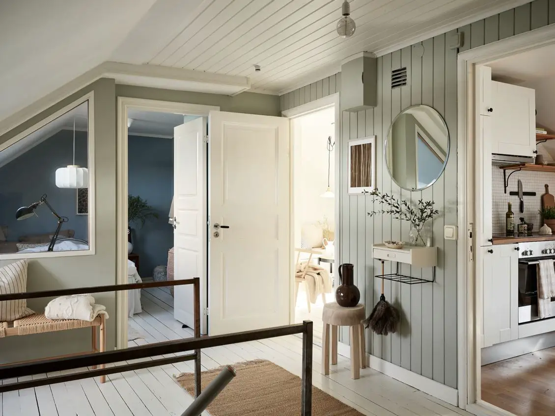 瑞典哥德堡 44m2 明亮阁楼公寓-5