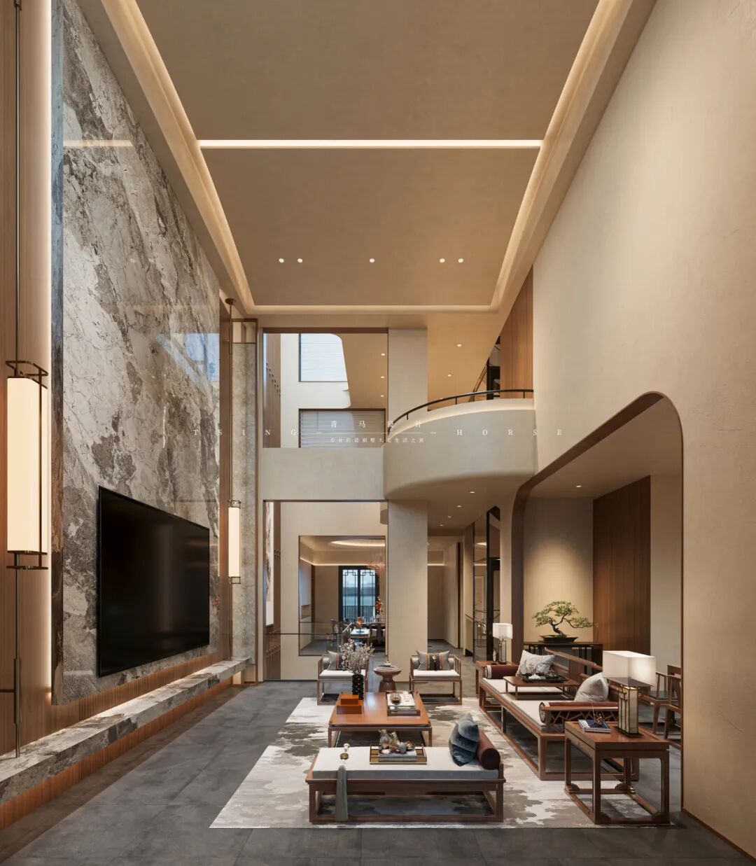 长安龙胤700㎡独栋现代新中式丨刘媛设计团队-44