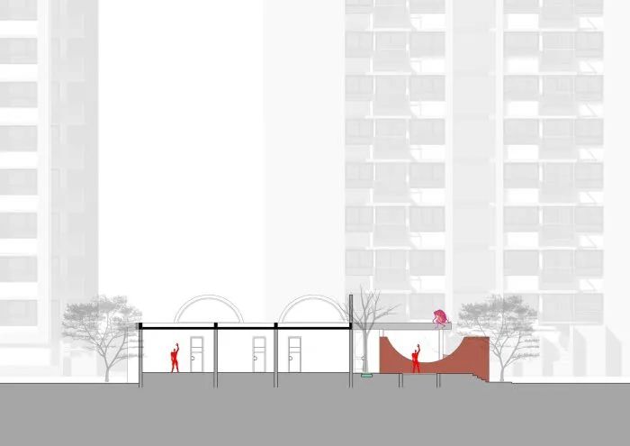 印度多层空间绿色办公室-60