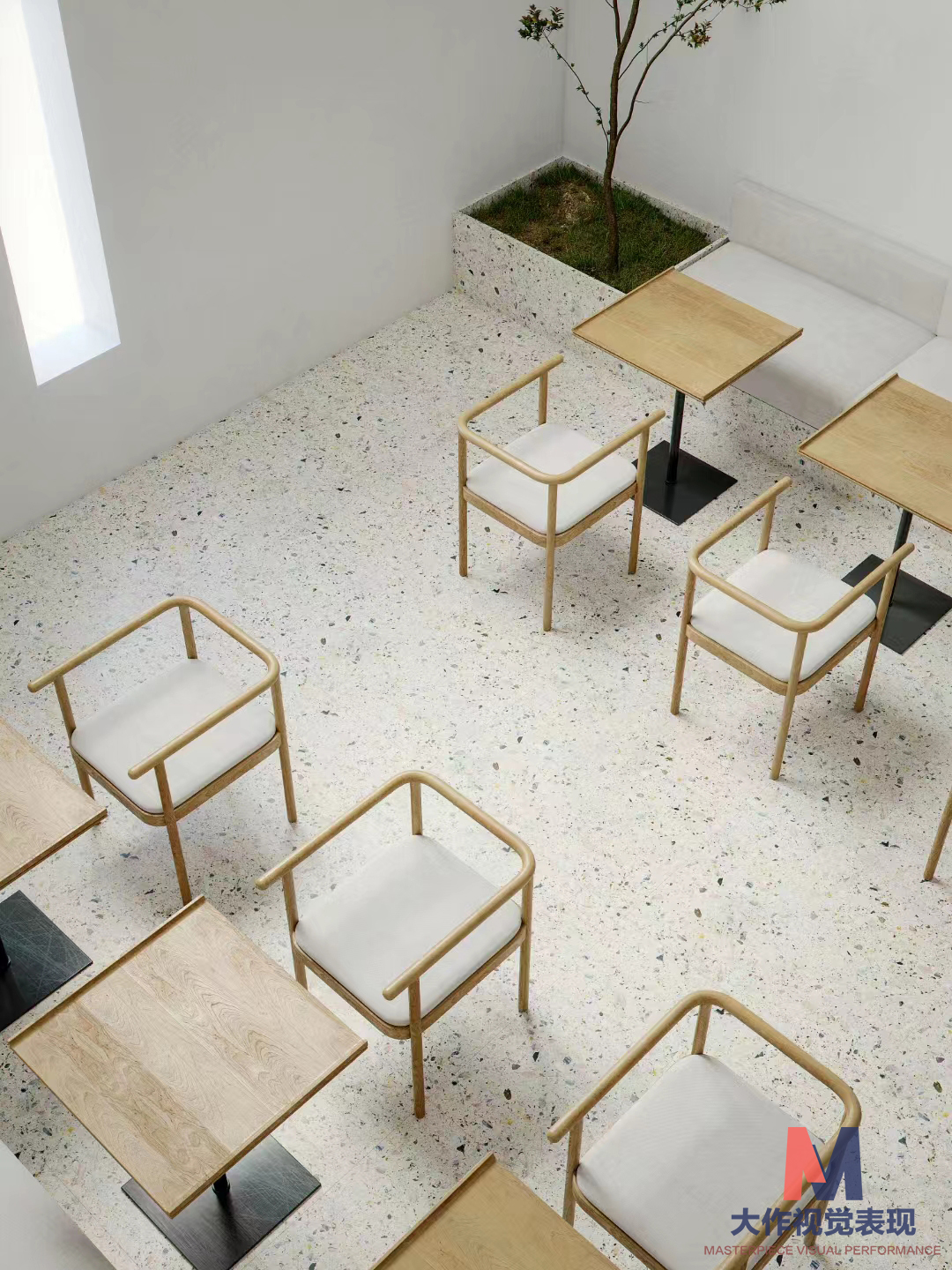 现代极简小餐厅-1