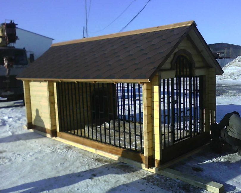 自制狗窝围栏-59