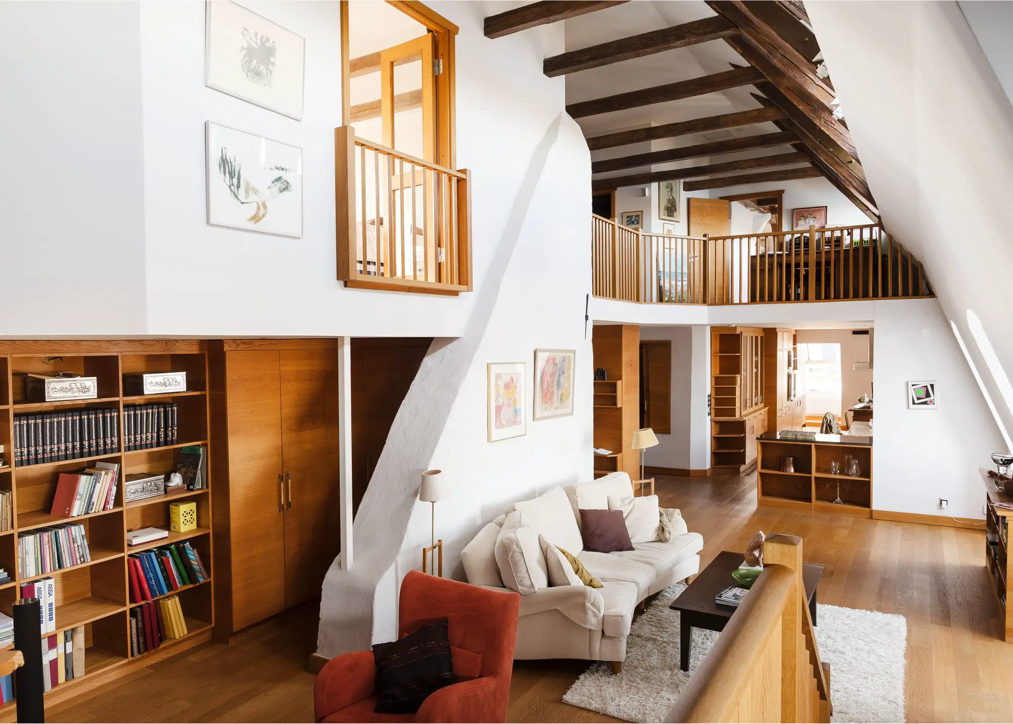 梦幻之居 | 瑞典斯德哥尔摩艺术装饰风格复式公寓-1