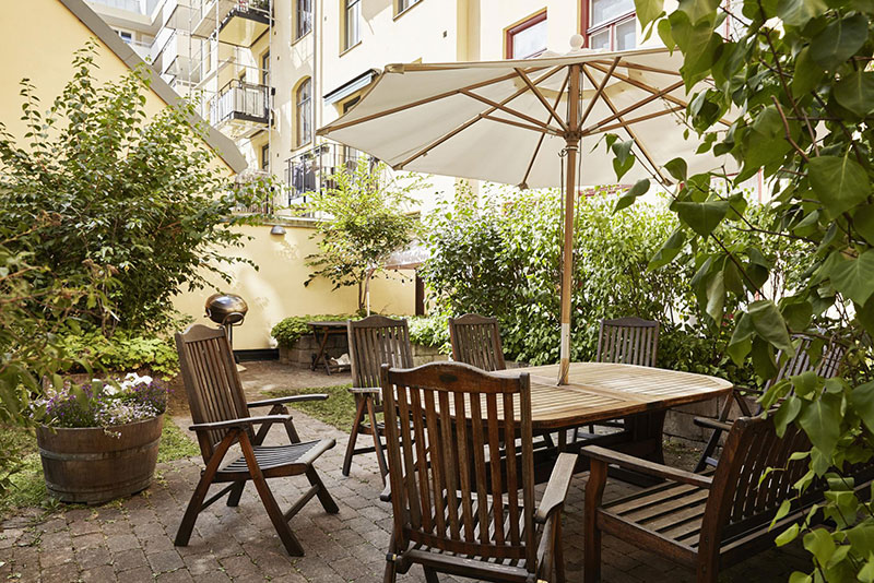 斯德哥尔摩黄色蓝色调公寓-17