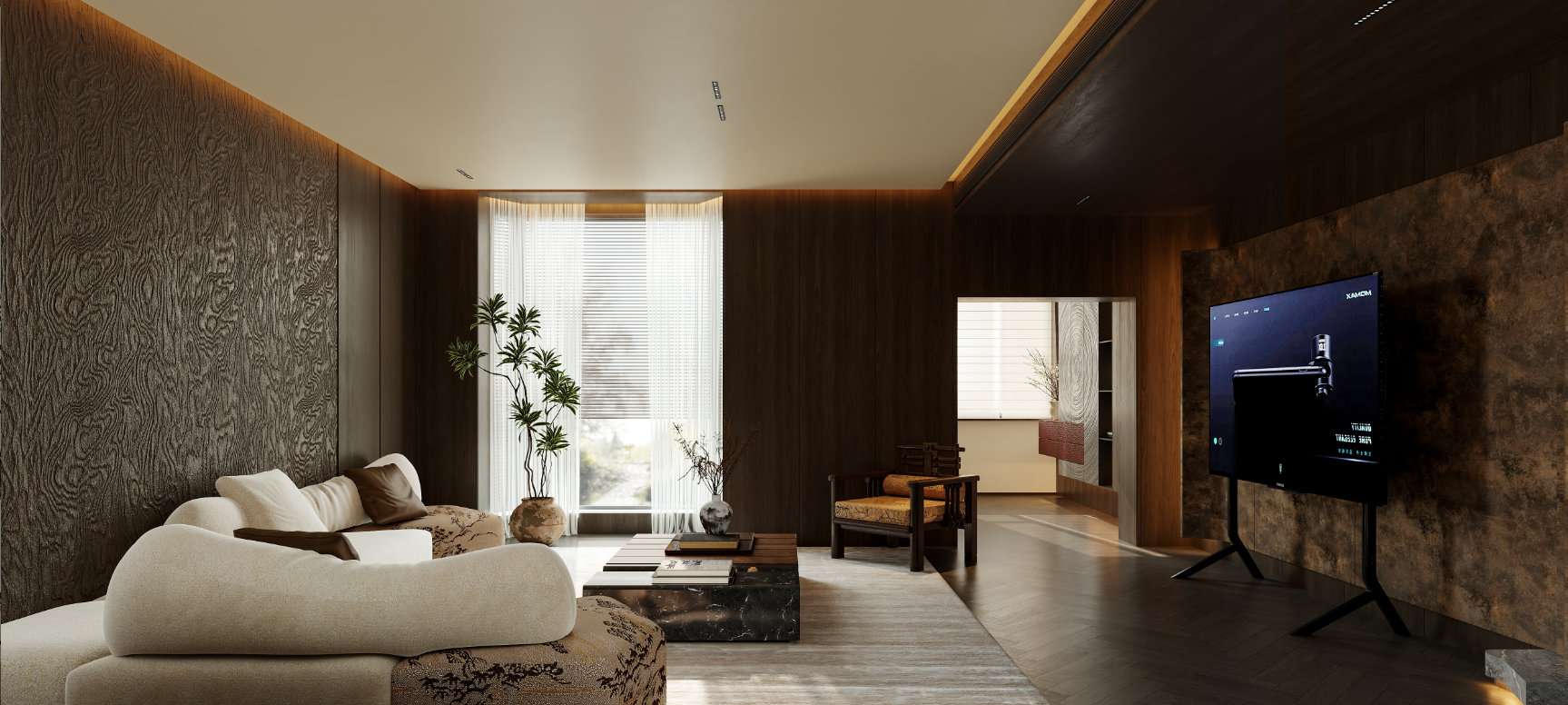 轻奢风复式别墅-1