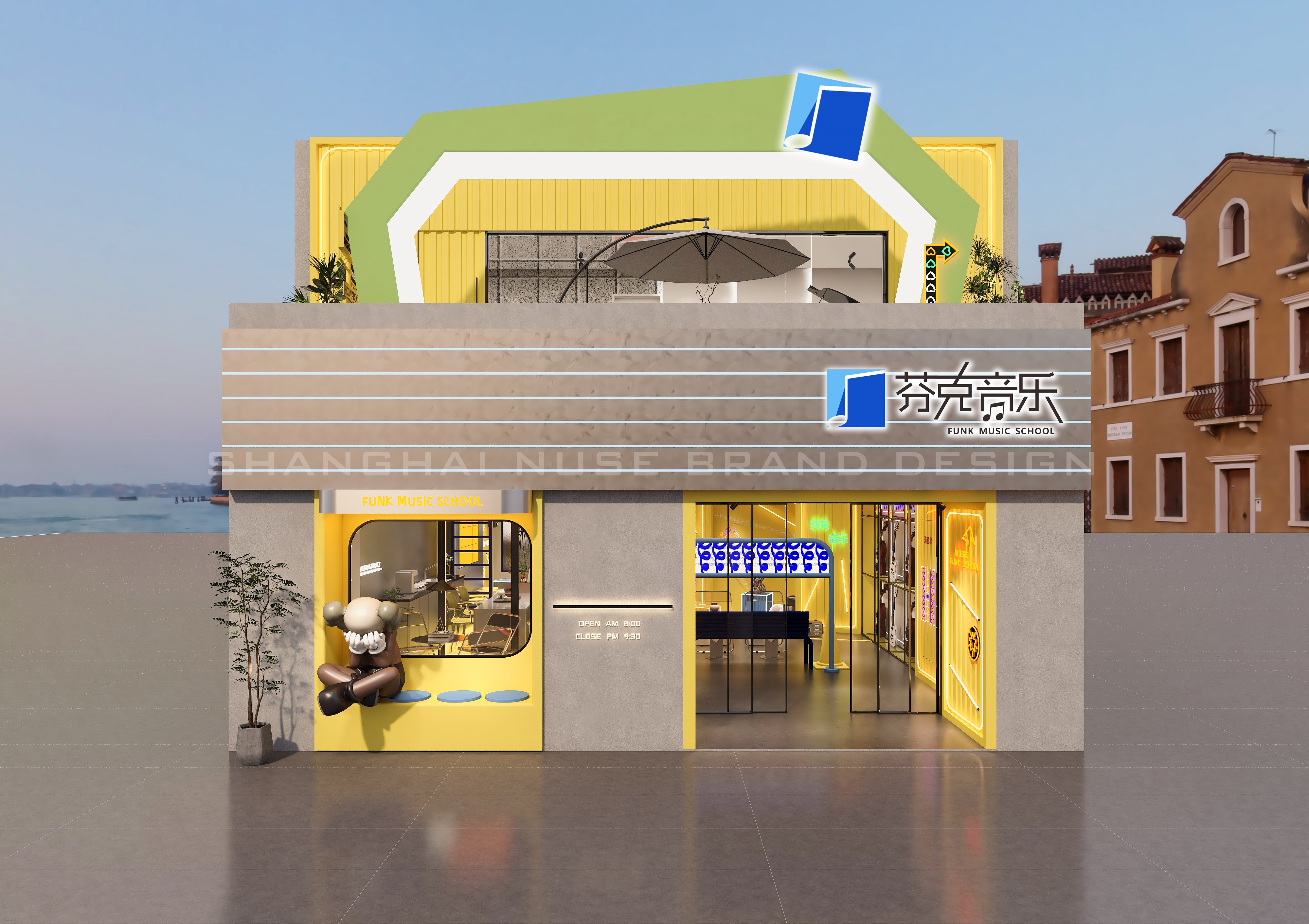 芬克音乐培训机构设计丨木村空间设计有限公司-1