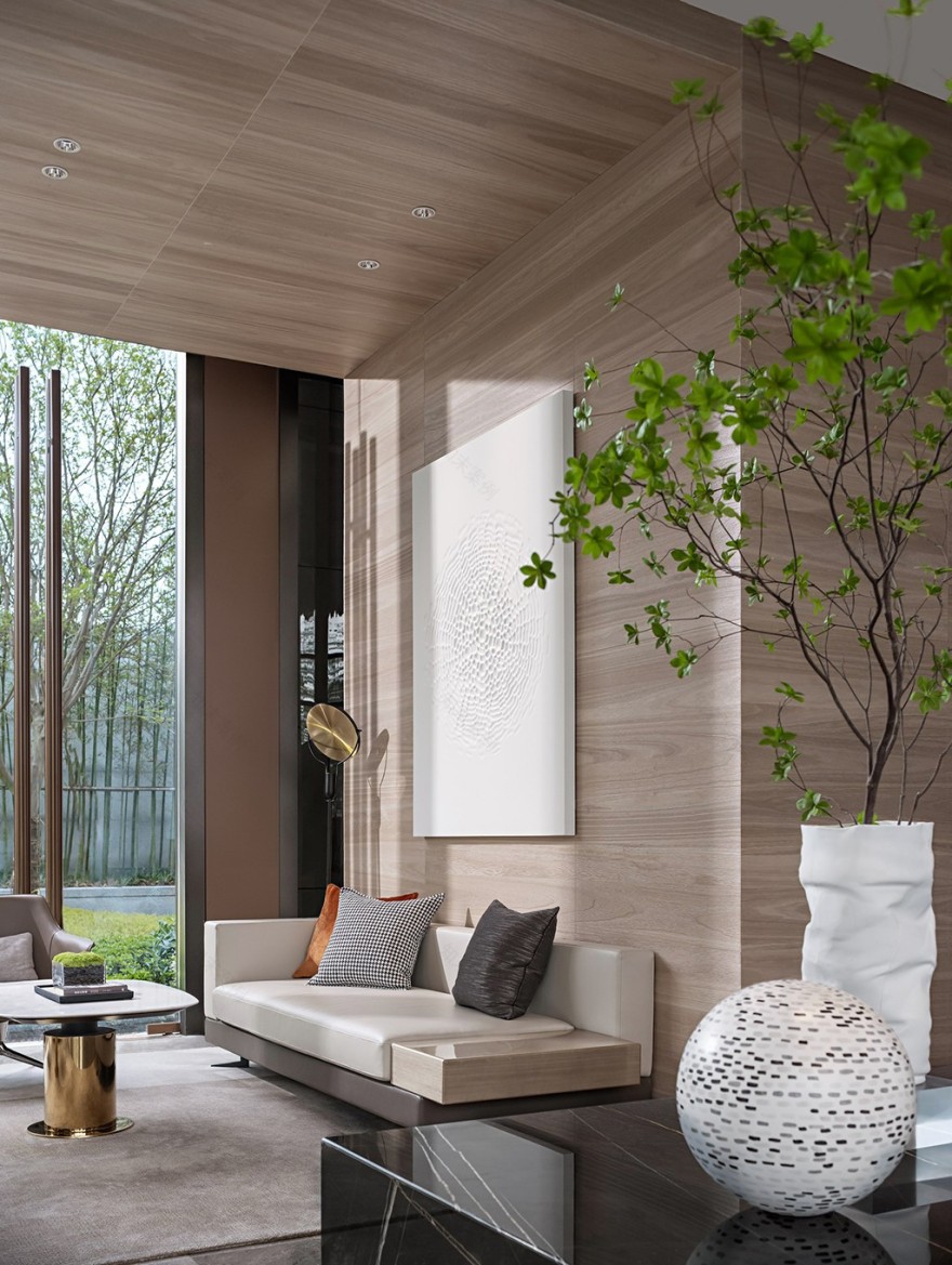 众睦设计丨温州首开中庚·香開萬里售楼处:当代语境,抒叙自然-38