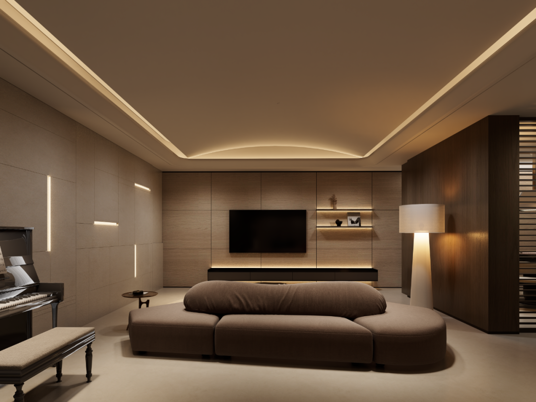 MORNING·私宅|金沙大境湾300㎡轻奢跃层，都市新贵的艺术栖居。-13