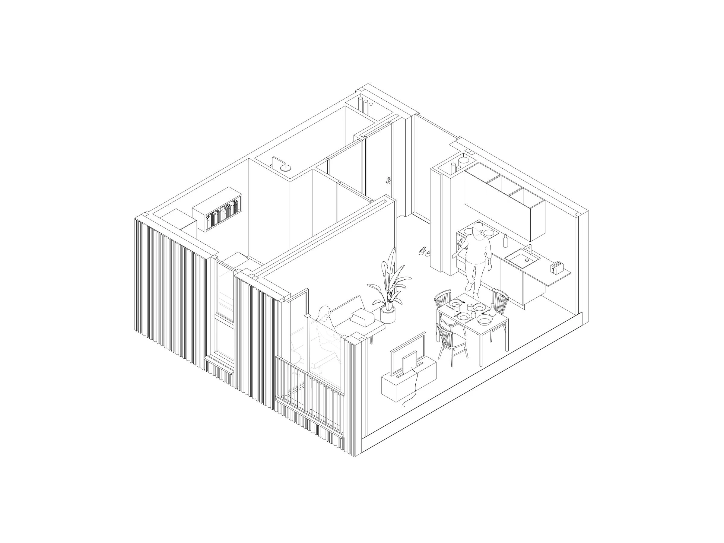 211 套临时公寓和公共空间设计丨荷兰阿尔梅勒丨Studio Selva-14