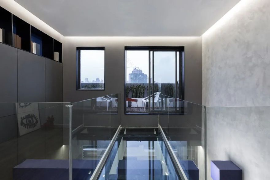 魔都顶层复式,重构精致质感-53