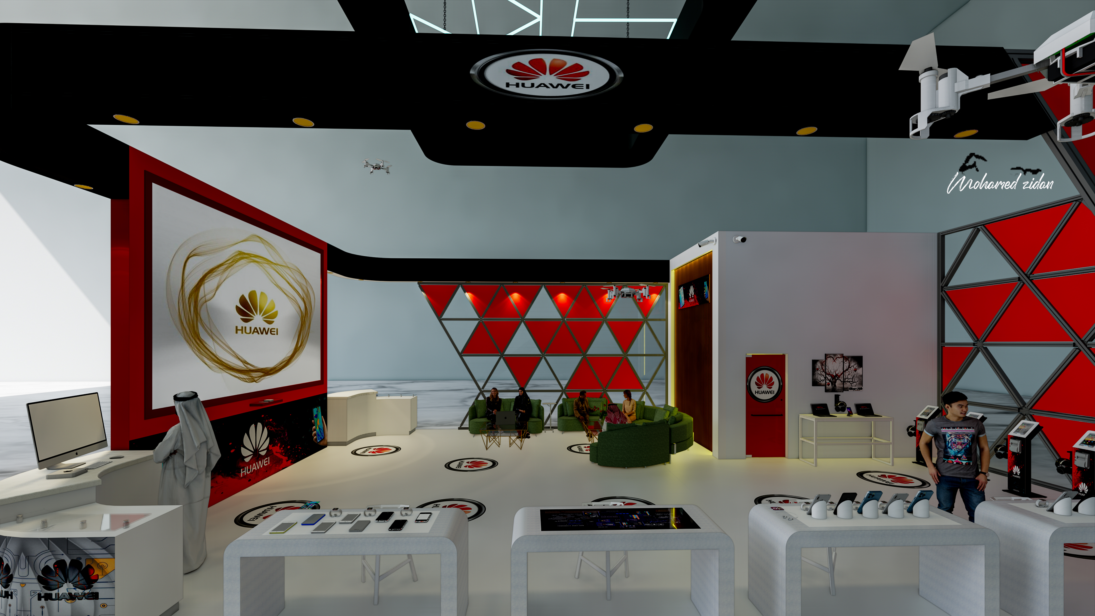 华为展览丨沙特阿拉伯丨Mohamed Zidan-12