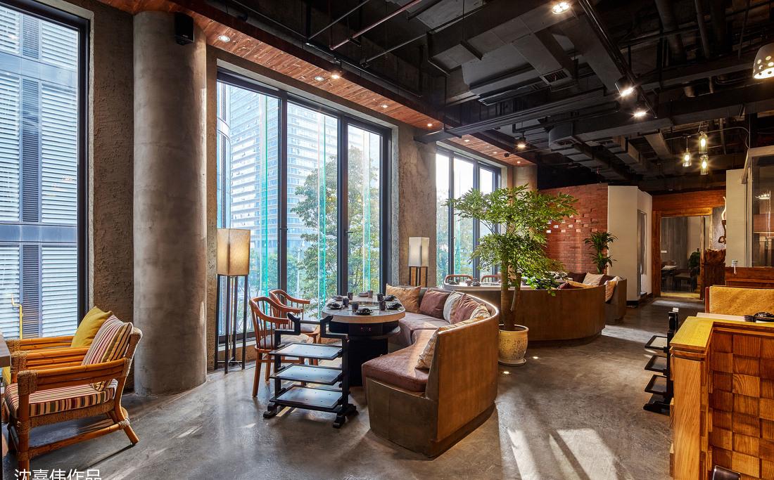 火锅店丨沈嘉伟设计作品—园里火锅-2