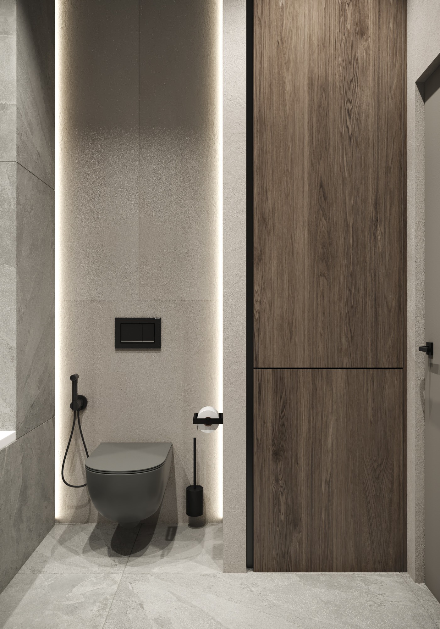 74.8㎡灰色系公寓设计 既精致又舒适-14