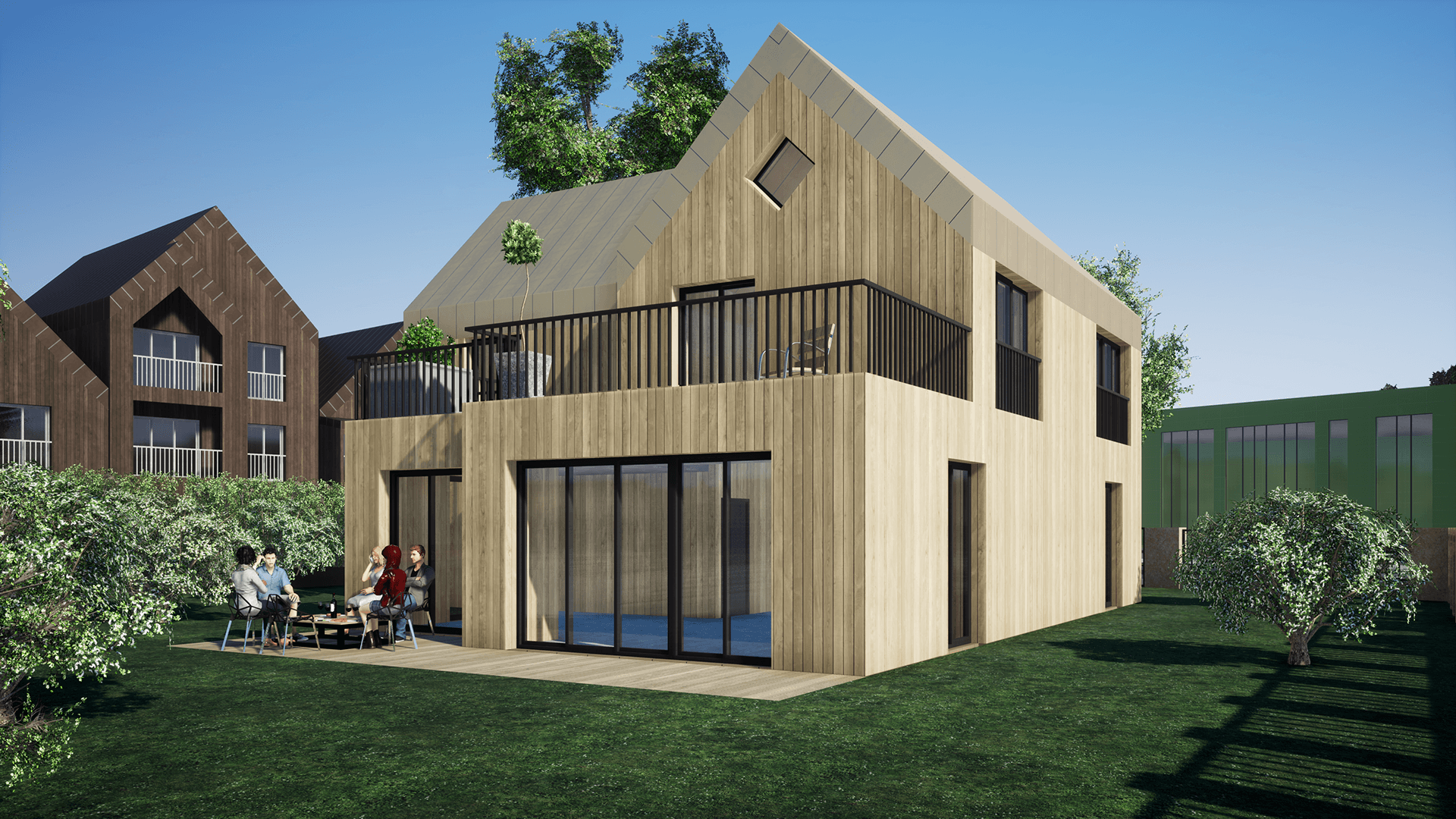 高密度和低层多功能木结构住宅区丨波兰比得哥什丨Damian Dominiczak-394