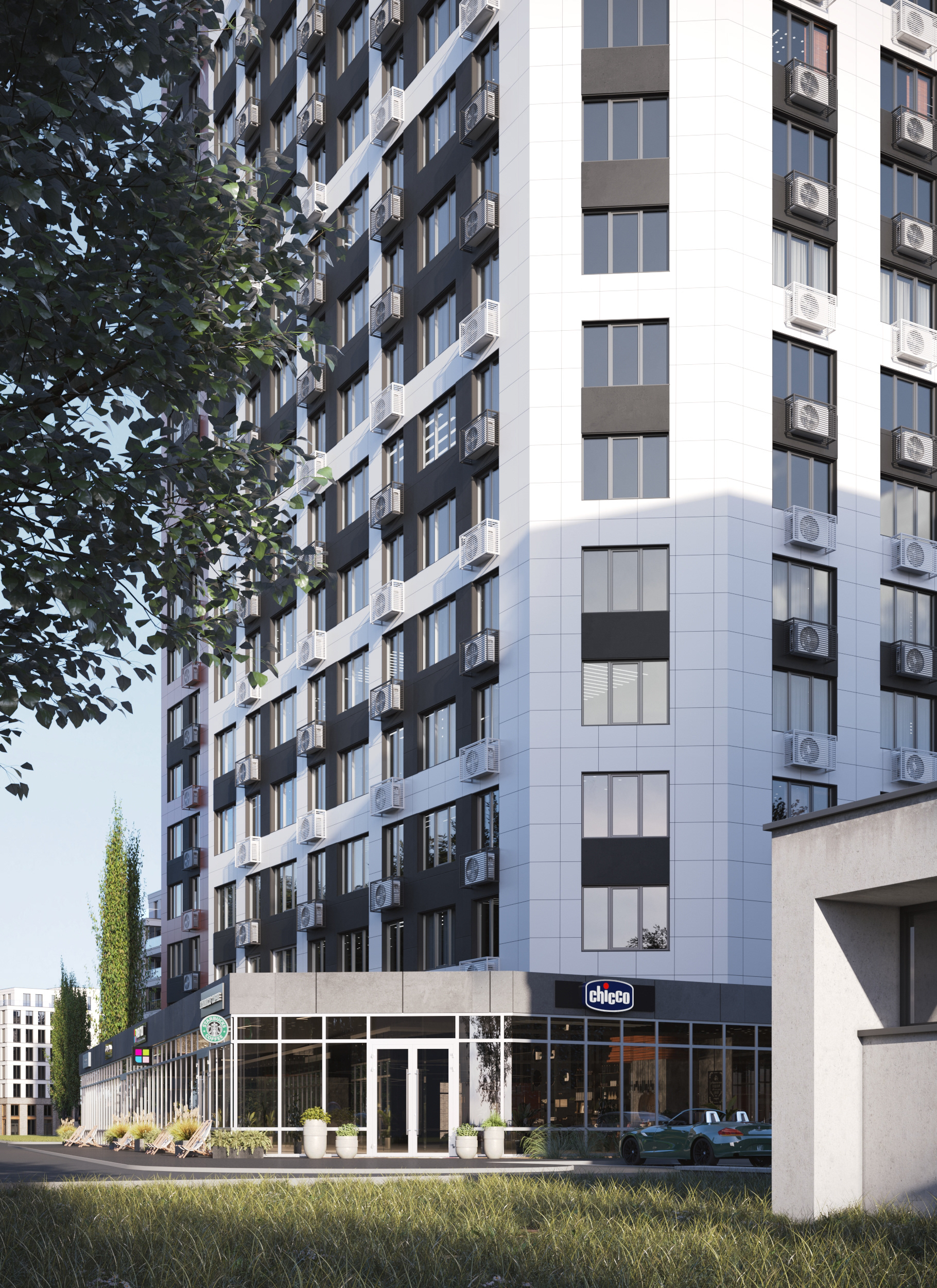 多层建筑外立面草图丨俄罗斯丨Alexey Aleev-9