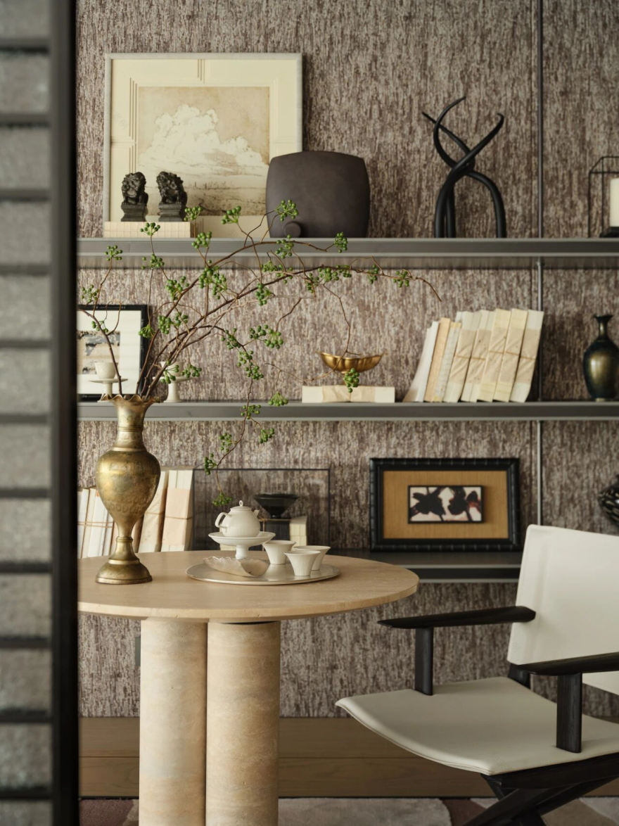 湖北福星惠誉·铂雅府样板间丨中国武汉丨深圳共向设计(室内),深圳共向美学(软装)-23