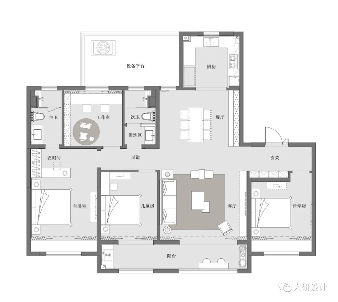淄博世茂璀璨珑府 165 户型样板间丨中国淄博丨Yan Design 大研设计-54
