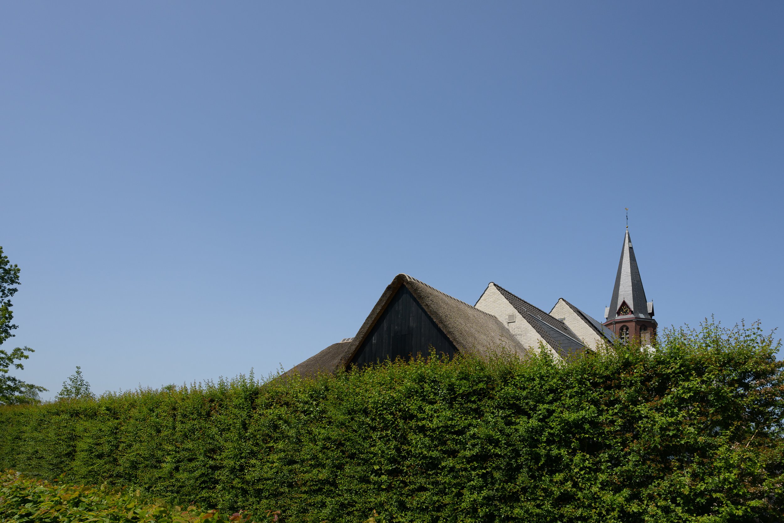 既有住宅带温室,泳池和淋浴墙的扩建项目丨Ai&M bvba-0