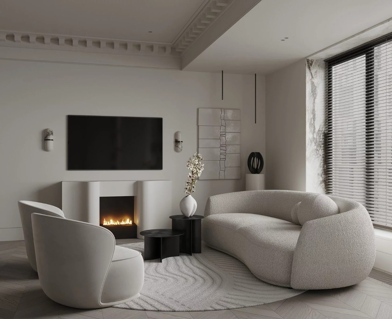 经典莫斯科住宅丨俄罗斯莫斯科丨BELOUSOVA INTERIOR DESIGN-5