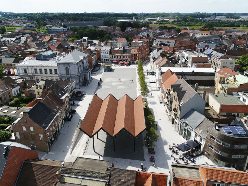 Vilvoorde大广场翻新项目丨OMGEVING,OM,AR architecten等多家-2