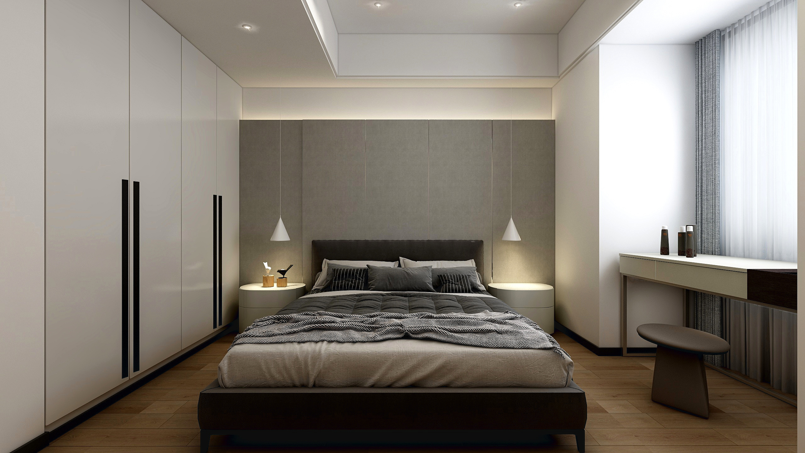 重庆新天泽国际广场王老师私宅现代简约设计-6