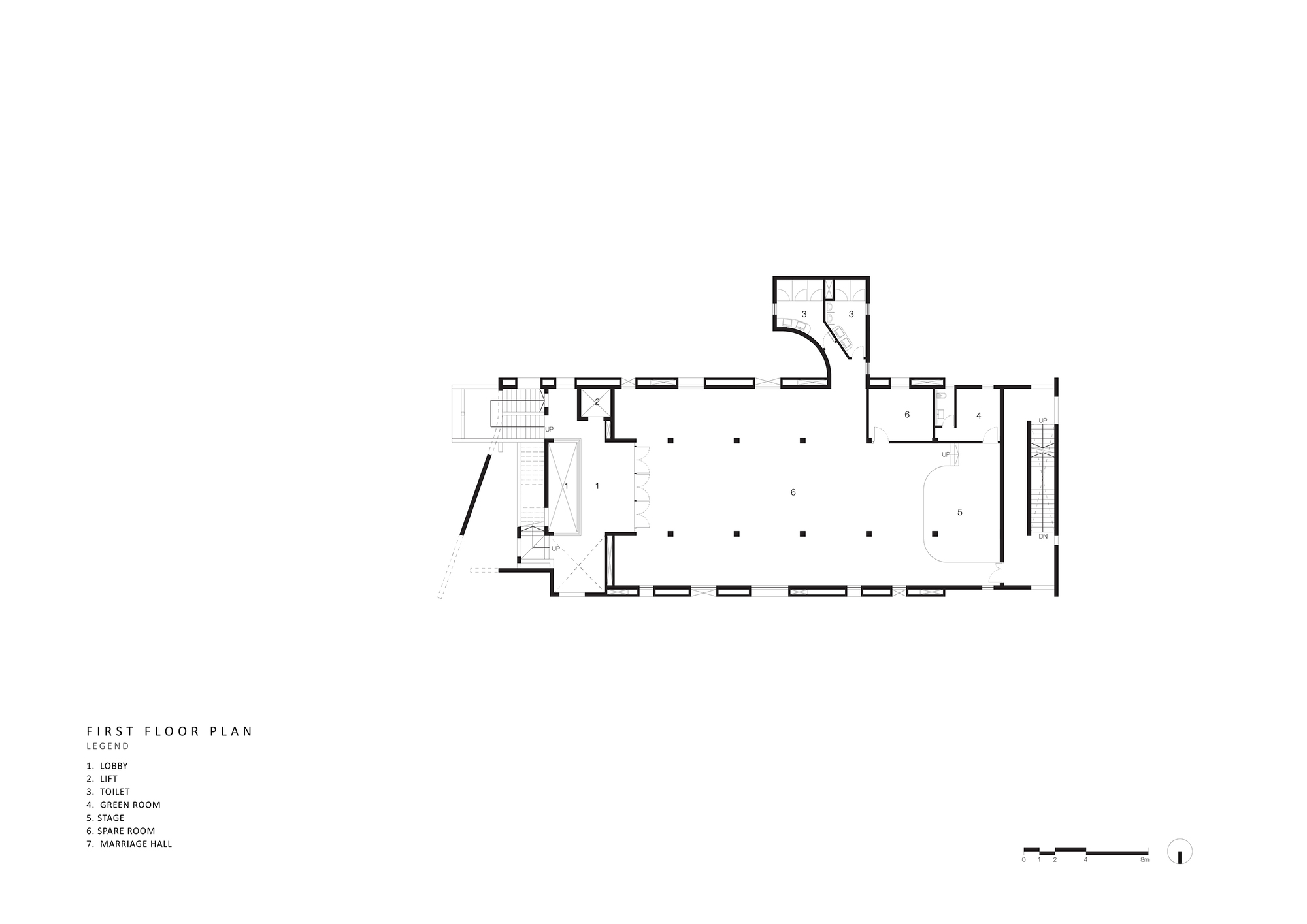 阿迪萨普塔格拉姆社团大厅丨印度丨Abin Design Studio-35