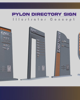 Pylon Directory Sign CONDO | 2026