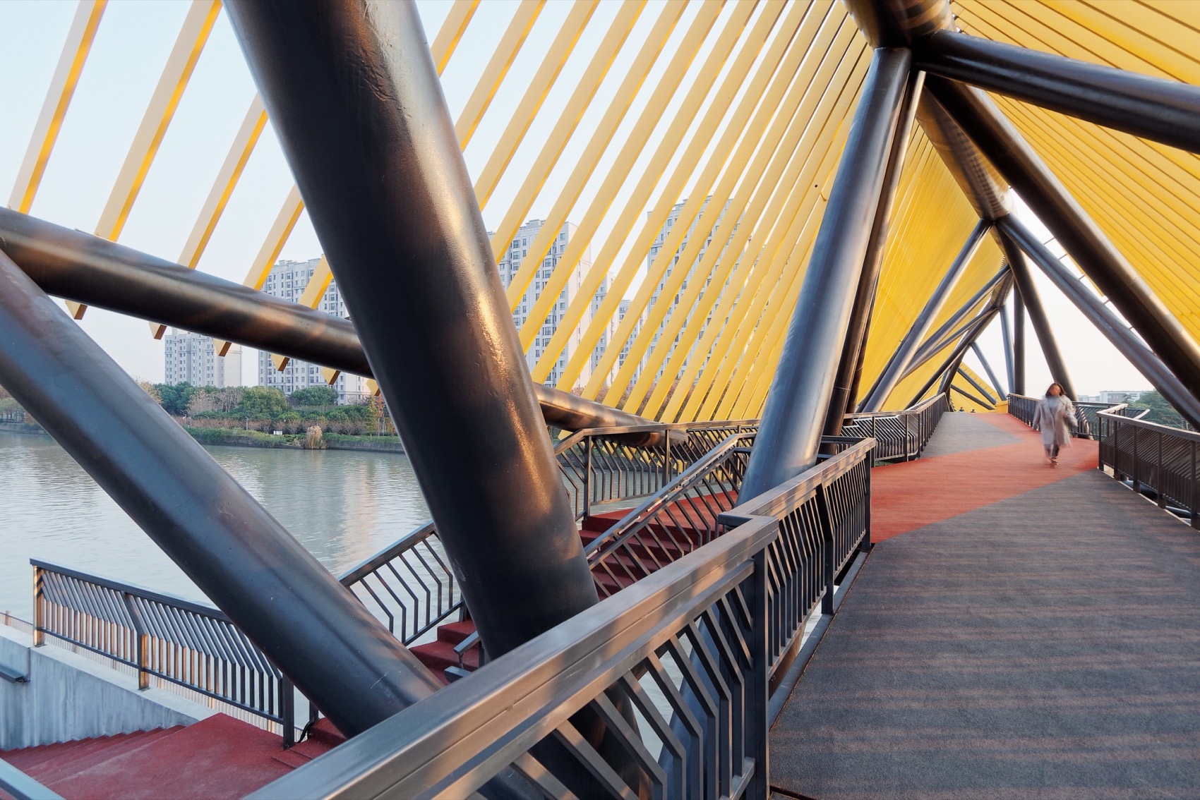 百穗桥·青浦南箐园北侧人行桥丨中国上海丨致正建筑工作室+博风建筑-112