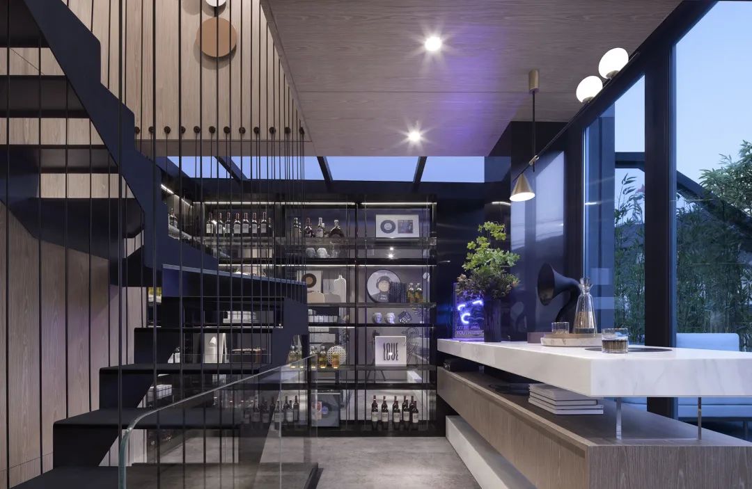 岳蒙设计 | 泰山院子样板间,一山一世界,一院一人生-23